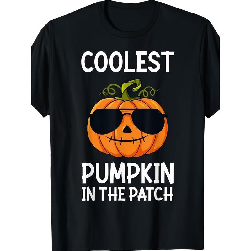 Halloween T-shirts Men's Casual Street Style Summer And Autumn Slightly Elastic Round Neck T-shirts Made in USAstyle{n002}2