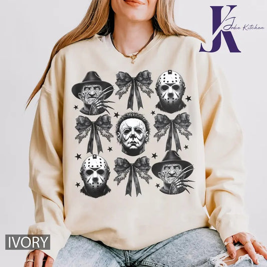 Halloween coquette comfort colors shirt, horror movie shirt, Summerween tee, horror coquette shirt, Michael Myers sweatshirt, comfort colors t-shirt, gildan sweatshirt