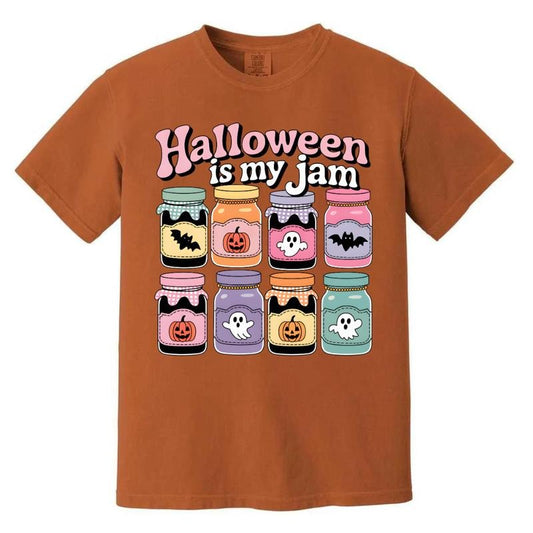 Halloween is my Jam Halloween Shirt - Unisex Relaxed Fit Printed in USA Casual Comfort Cotton Top Athletic Boho Chic All Seasons