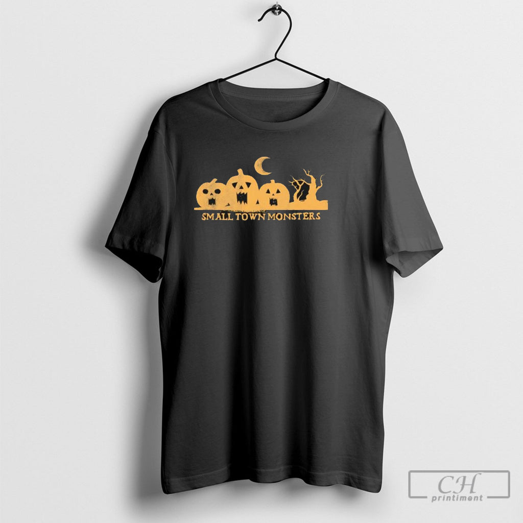 Halloween Pumpkins Small Town Monsters Shirt Sweater