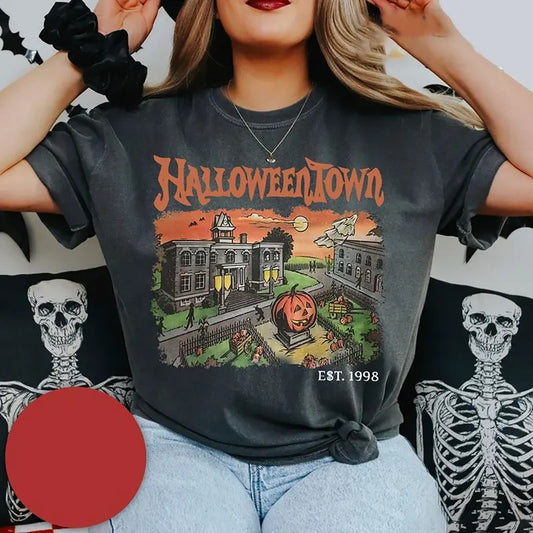 Halloweent.own Uni EST 1998 Shirt Retro Halloween Spooky Seasons Cotton Shirt Hoodie, Sweatshirt | WearSparks.com