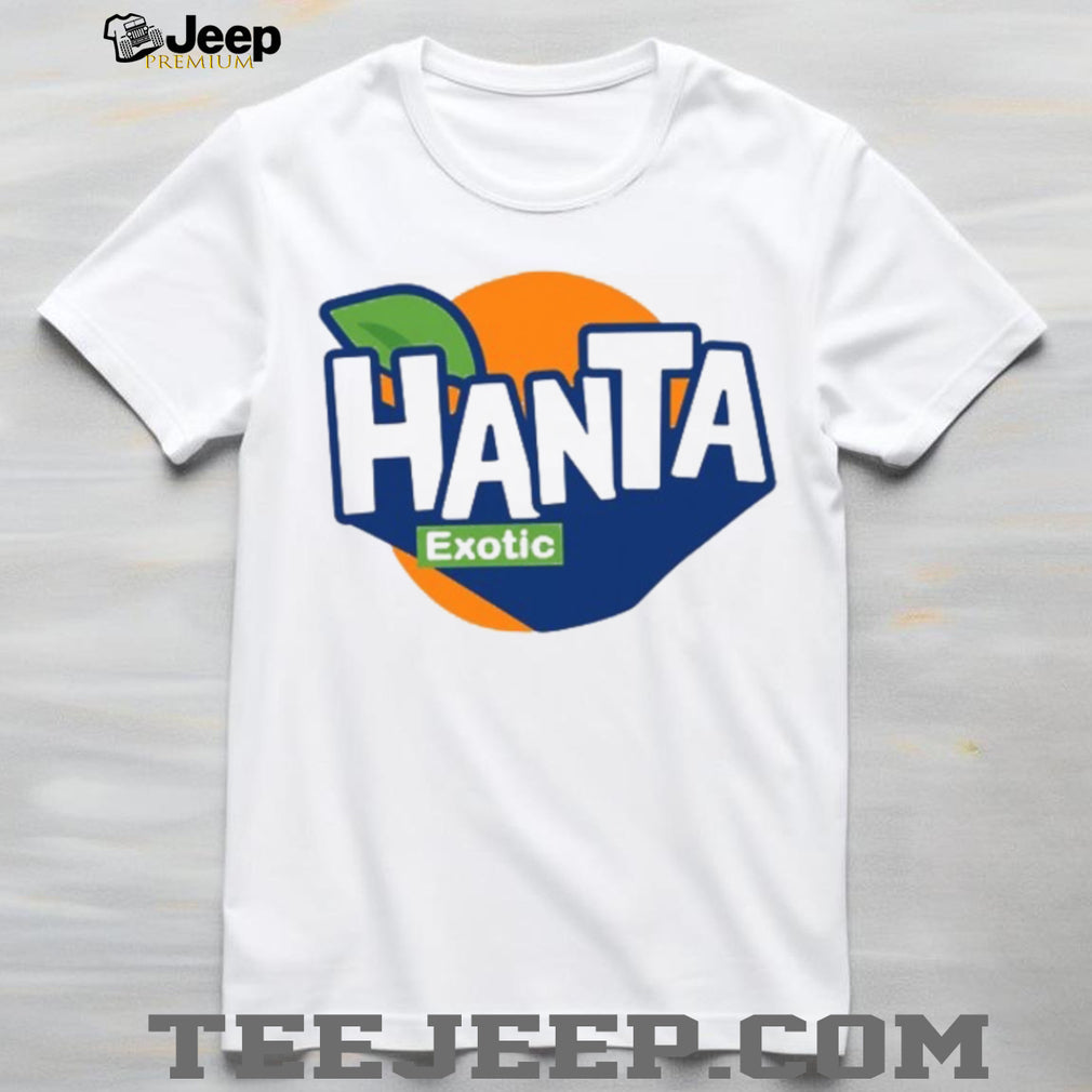 Hanta Exotic Orange Soda Fruit Parody Graphic T Shirt