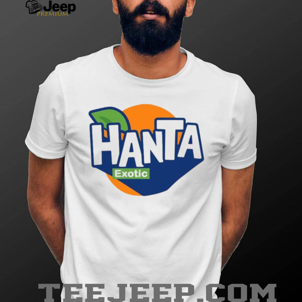 Hanta Exotic Orange Soda Fruit Parody Graphic T Shirt
