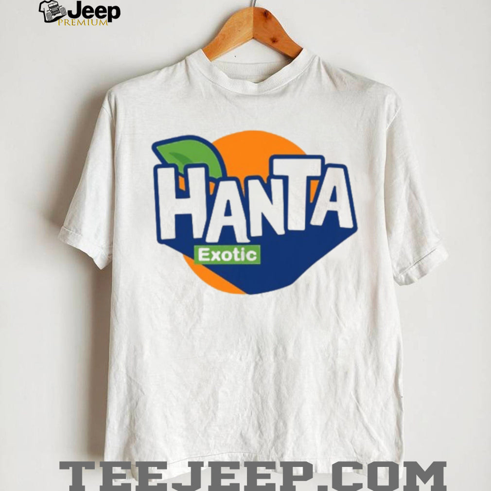 Hanta Exotic Orange Soda Fruit Parody Graphic T Shirt