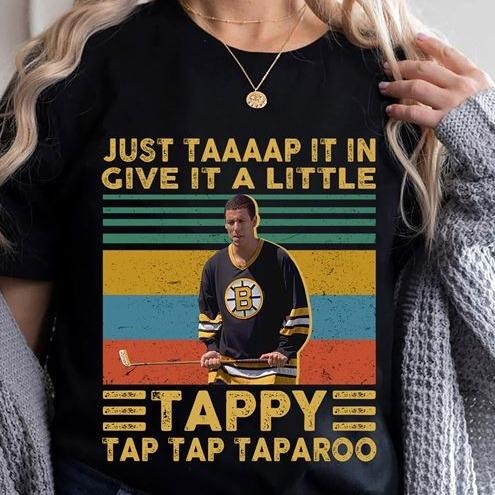 Happy Gilmore Movie Shirt Adam Sandler Shirt Just Tap It In Give It A Little Tappy Tap Tap Shirt