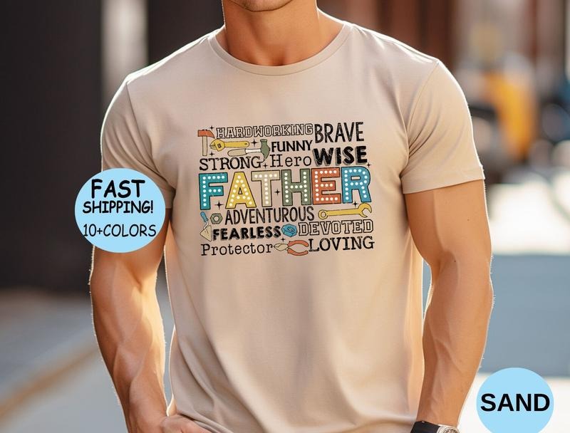 Hardworking Hero Brave Wise Strong Fearless Father Shirt Father's Day Shirt Cute Dad Sweatshirtfather Definition Hoodie Birthday Dad Tee  T-shirt, sweater and Hoodie
