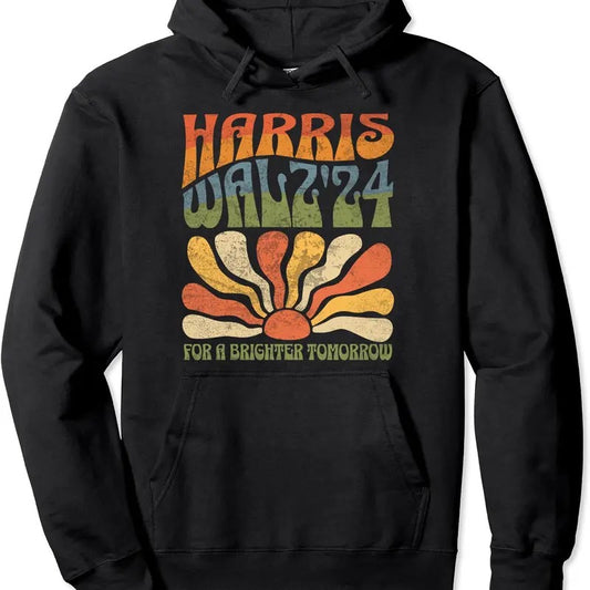 Harris Waltz 2024 Election Kamala Harris Tim Waltz 2024 Hoodie | Unisex Hooded Sweatshirt