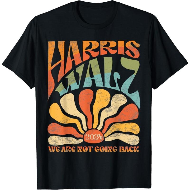 Harris Waltz We Are Not Going Back Kamala Harris 2024 T-Shirt made in usastyle{n002}2