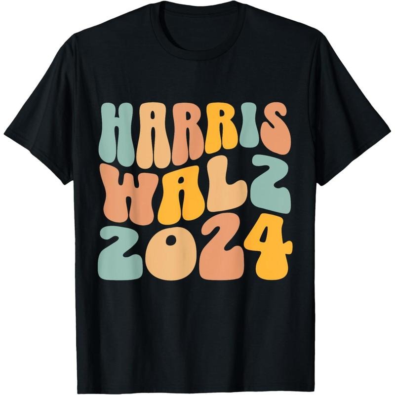 Harris Walz 2024 for President Kamala Harris Democrat T-Shirt made in usa