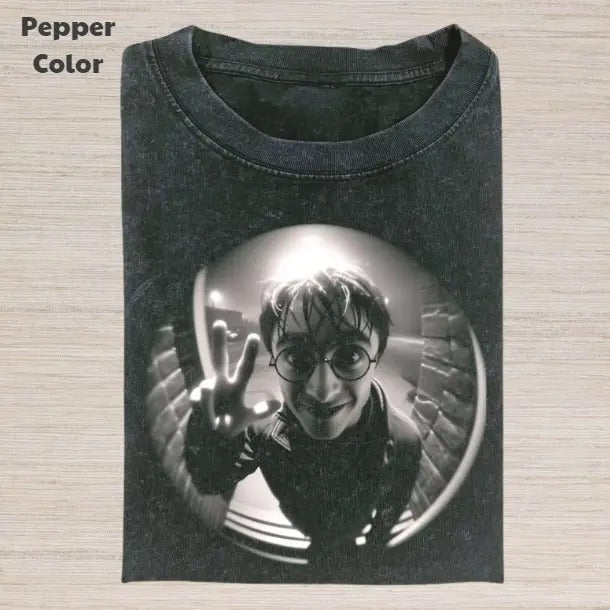 Harry Potter Vintage Graphic Tee, Harry Hi T-Shirt, Movies Tee, Unisex Meme Cringe Funny Dumb Shirt, Menswear Womenswear Streetwear