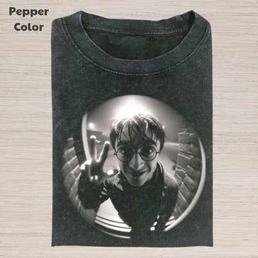 Harry Potter Vintage Graphic Tee, Harry Hi T-Shirt, Movies Tee, Unisex Meme Cringe Funny Dumb Shirt, Menswear Womenswear Streetwear