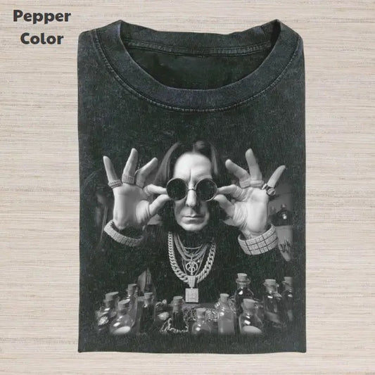 Harry Potter Vintage Graphic Tee, Severus Snape T-Shirt, Movies Tee, Unisex Meme Cringe Funny Dumb Shirt, Menswear Womenswear Streetwear Cotton Comfort