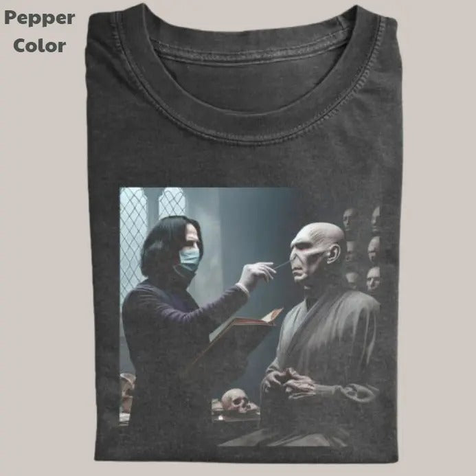 Harry Potter Vintage Tee, Snape Voldemort T-Shirt, Movie Graphic Tee, Unisex Meme Cringe Funny Dumb Shirts, Menswear Womenswear Streetwear