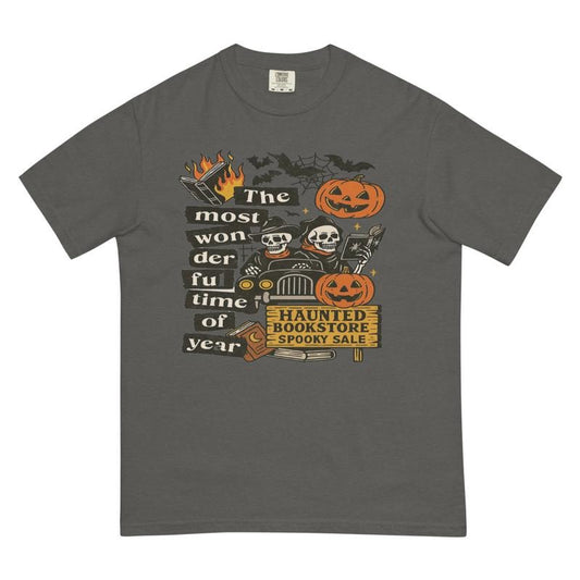 Haunted Most Wonderful Time Of The Year Halloween Shirt, Comfort Colors T-Shirt, Oversized Fit, trendy, cute style, retro design tee