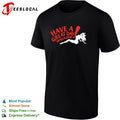 Have a great day magazine pinup silhouette logo shirt