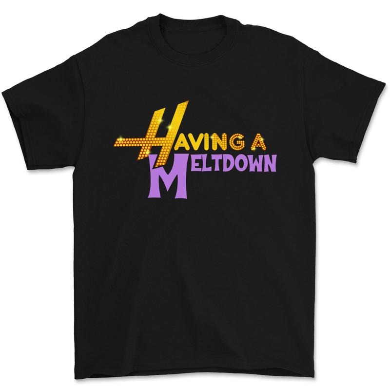 Having A Meltdown T-Shirt, Aesthetic Mental Health Matters Cotton T-Shirt, Trendy Disco Glitter Hannah Montana T-Shirt, Vintage Graphics for Men and Women