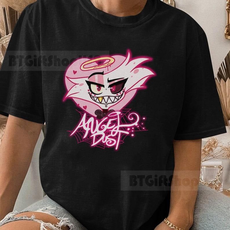 Hazbin Hotel Fan Shirt, Hazbin Hotel Angel Dust Shirt, Hazbin Hotel Movie Shirt