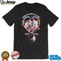 Hazbin Hotel Love In Hell Rainbow Heart Quote Graphic T Shirt