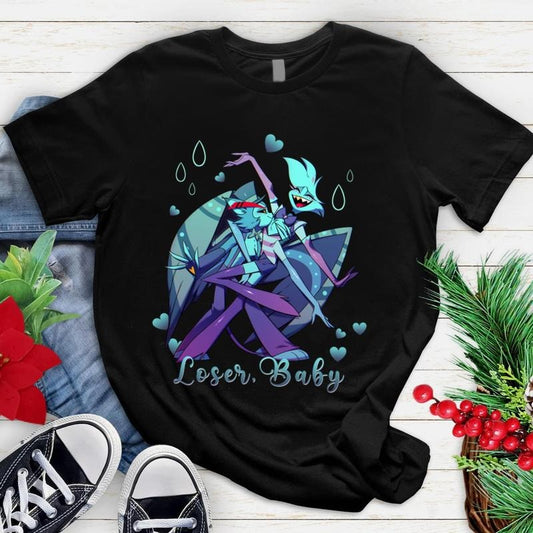 Hazbin Hotel Shirt, Loser Baby T-Shirt, Angel Dust & Husk T-Shirt, Angel Dust Hazbin Hotel, Husk Hazbin Hotel T-Shirt