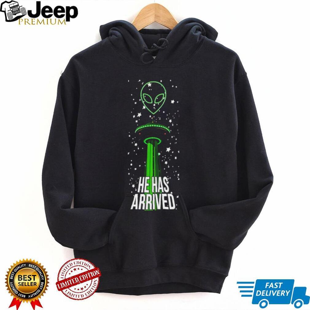 He Has Arrived Alien Victor Wembanyama San Antonio Spurs Basketball NBA 2026 shirt