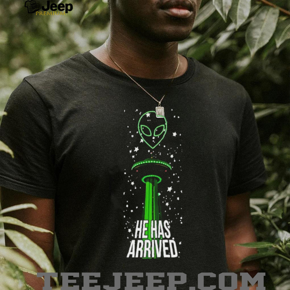 He Has Arrived Alien Victor Wembanyama San Antonio Spurs Basketball NBA 2026 shirt