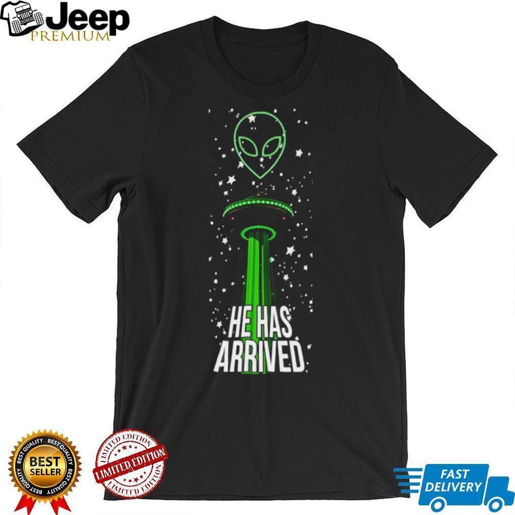 He Has Arrived Alien Victor Wembanyama San Antonio Spurs Basketball NBA 2026 shirt