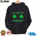 He Likes My Shamrocks St. Patrick’s Day Couples Graphic T shirt