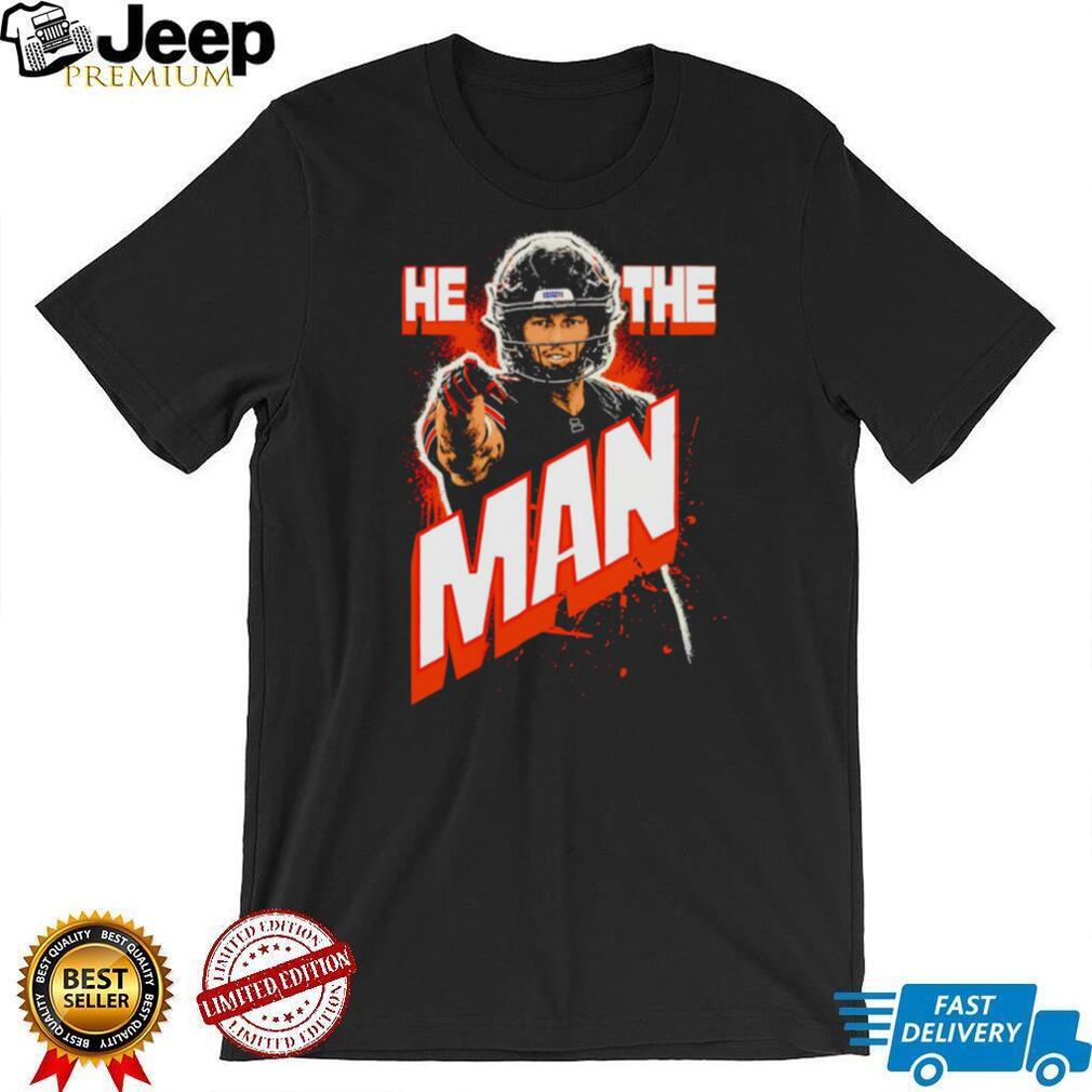 He The Man Baker Mayfield Tampa Bay Football Fans Vintage Style Men T Shirt