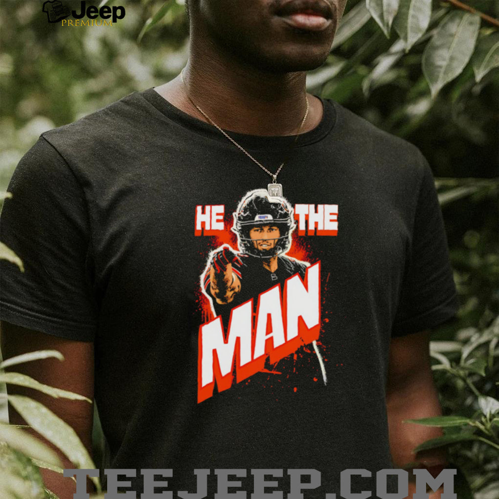 He The Man Baker Mayfield Tampa Bay Football Fans Vintage Style Men T Shirt