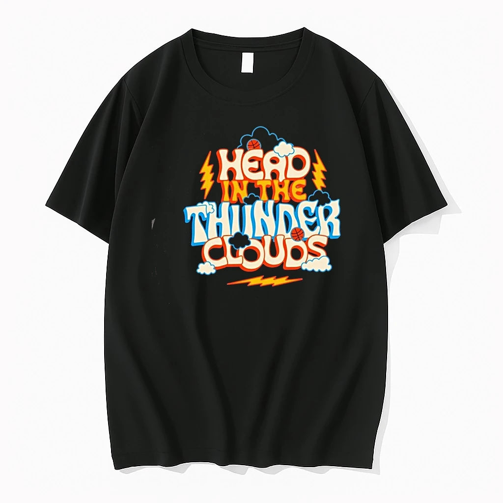 Head In The Thunder Clouds Basketball Lightning Tshirts Sweater