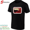 Heading somewhere retro poster shirt