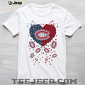 Heart of Montreal Canadiens Hockey NHL 2026 shirt
