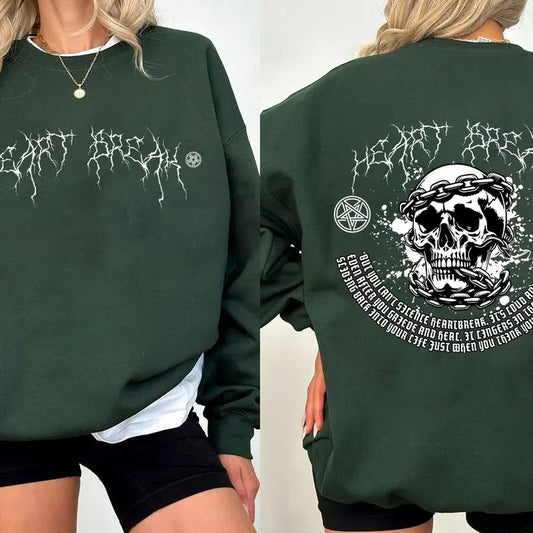 Heartbreak Sweatshirt, Cat and Mouse Duet Hoodie, H.D. Carlton, Dark Romance Merch, Booktok Unisex Soft Comfort Crewneck Pullover Long Sleeves Graphic Fabric Sweater