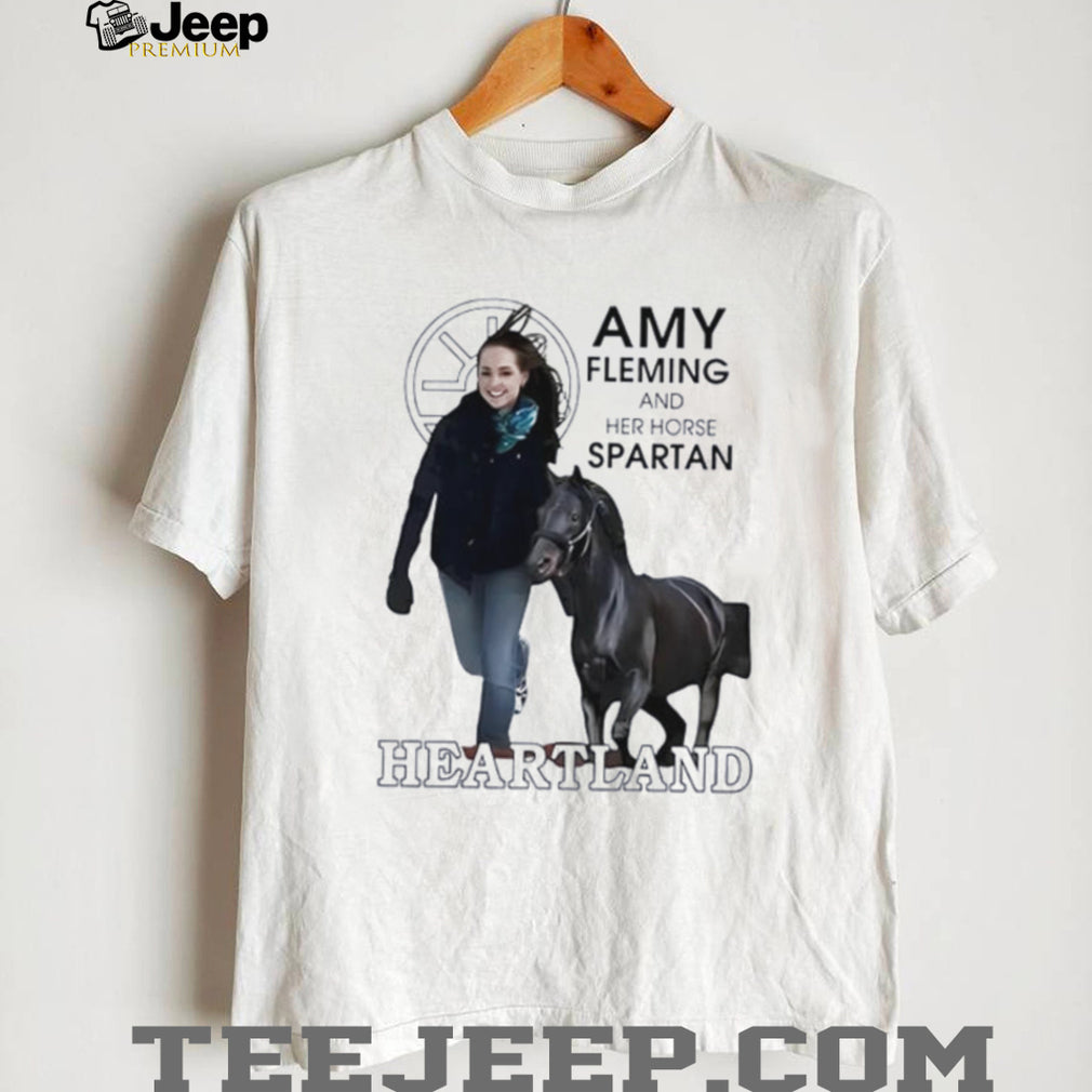 Heartland Amy Fleming and her horse Spartan shirt