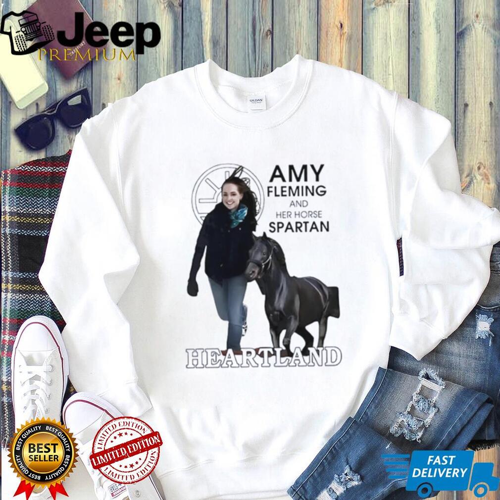 Heartland Amy Fleming and her horse Spartan shirt