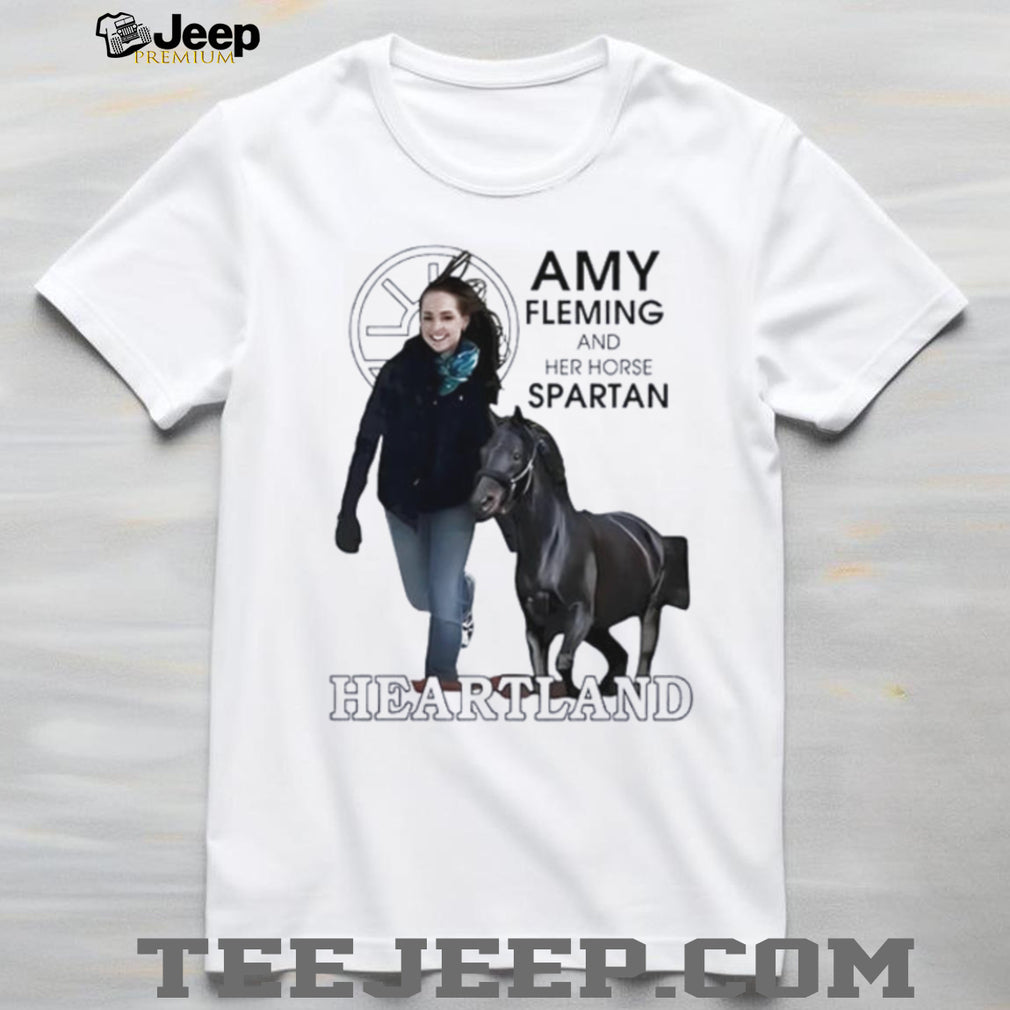 Heartland Amy Fleming and her horse Spartan shirt