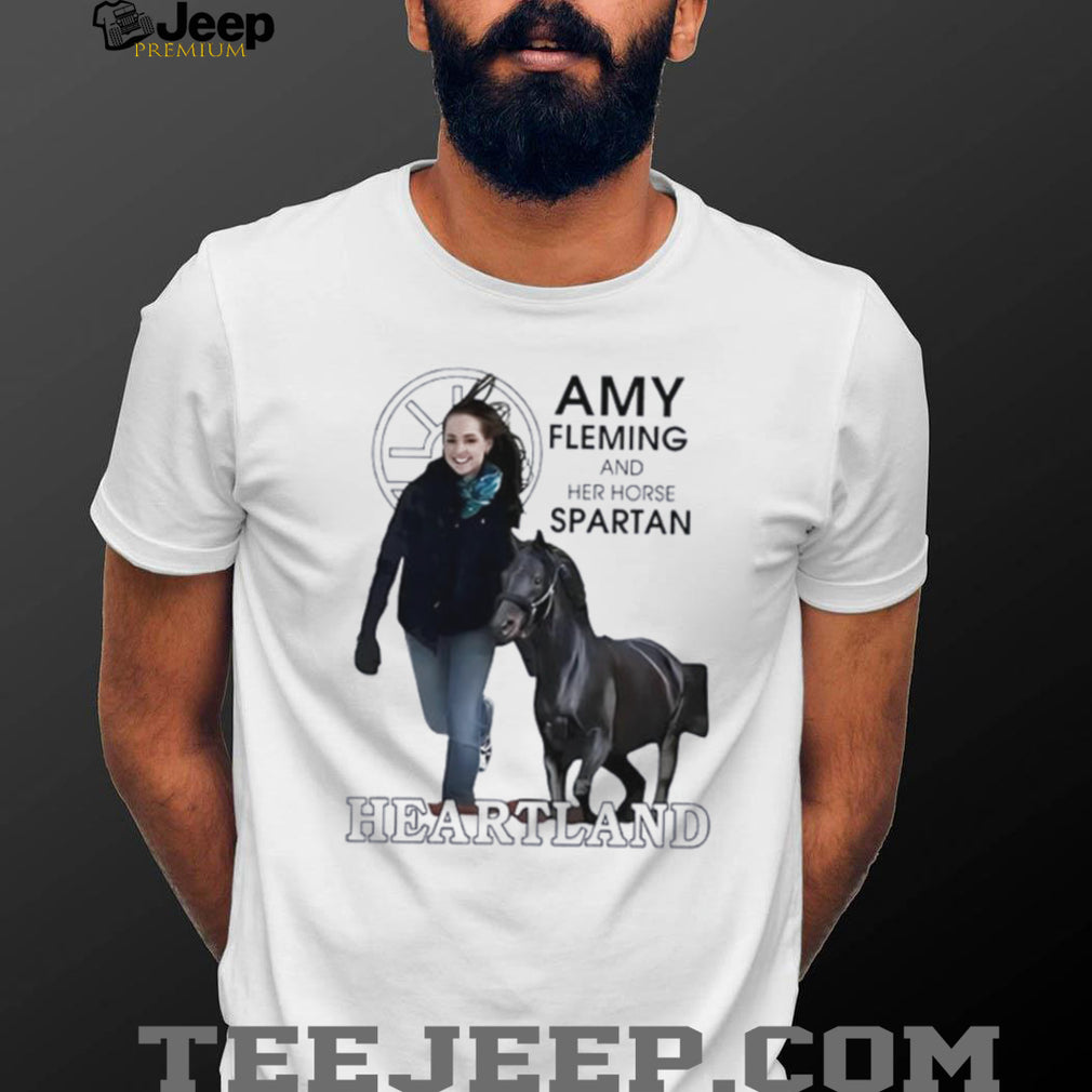 Heartland Amy Fleming and her horse Spartan shirt