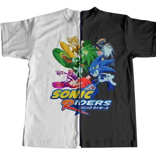 Hedgehog Japanese tshirt, Sonic Riders shirt, Japanese streetwear, sonic shirt, Unisex T-Shirt, Gift For Men Women