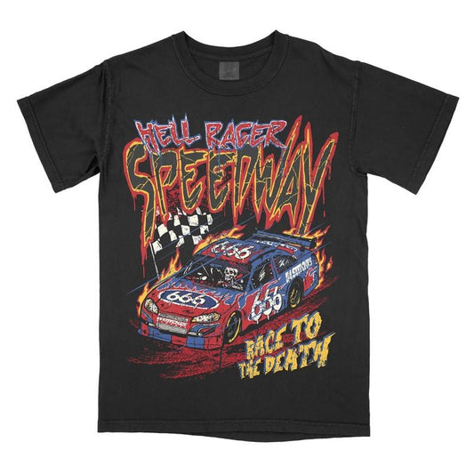 Hell Racer - Comfort Colors Graphic Tee Shirt Top