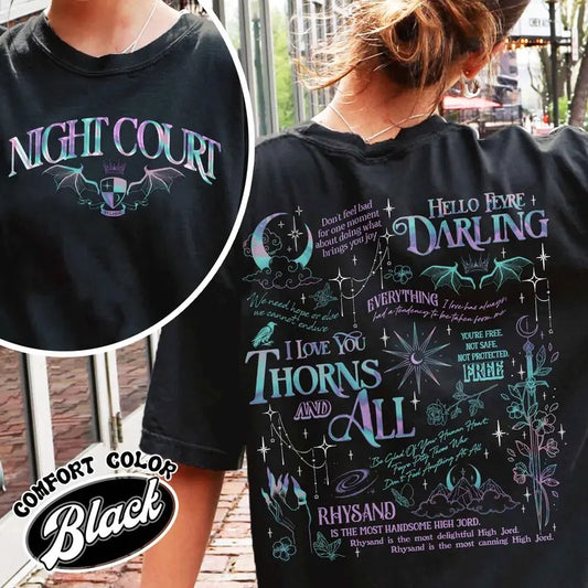 Hello Feyre Darling Shirt, Velaris City of Starlight Shirt, the Night Court Shirt, Velaris Shirt, ACOTAR, Fantasy Reader...