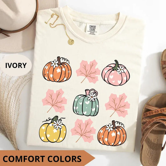 Hello Pumpkin Fall Shirt, Autumn Shirt, Pumpkin Lover Shirt, Fall Season Shirt, Thanksgiving Women's Shirt, Comfort Fall Tee