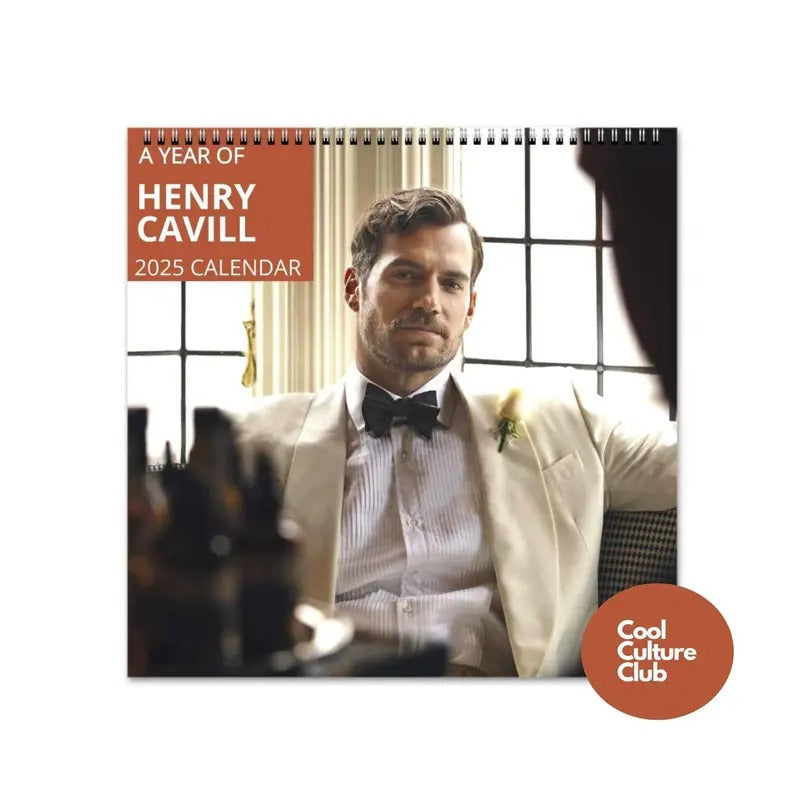 Henry Cavill Calendar Vol.2 - 2025 Calendar, Wall Calendar 2025, Planner 2025, Henry Cavill Mug Gift, Unique Holiday Gift, Christmas Gift