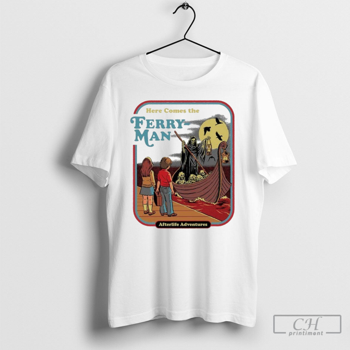 Here Comes The Ferryman Afterlife Adventures Tee Shirts