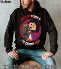He’s So Fluffy I’m Gonna Die Crossover Horror T Shirt Creepy Monster Hug T Shirt