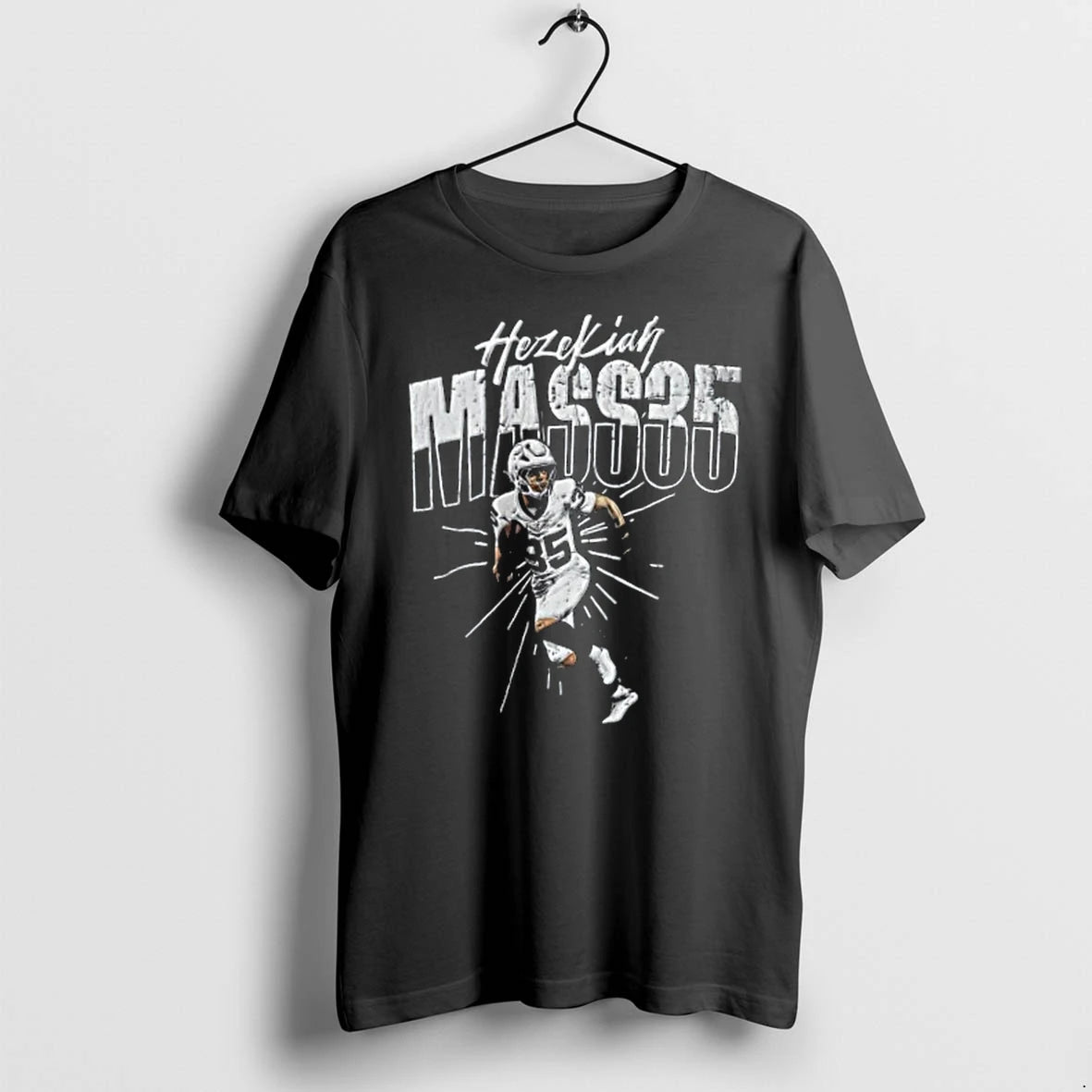 Hezekiah Mass 35 Football Player Running T Youth Tshirts Sweater