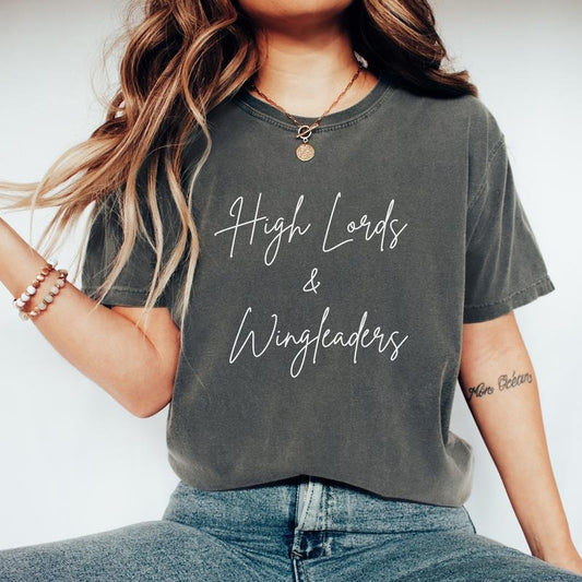 High Lords and Wingleaders Shirt, ACOTAR Tee, ACOTAR Merch, Fourth Wing, Xaden Riorson, Rhys, Crescent City, Shadow Daddy...