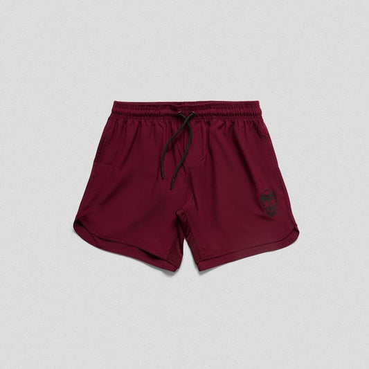 High-Quality Burgundy Training Shorts for Sports & Outdoor Activities