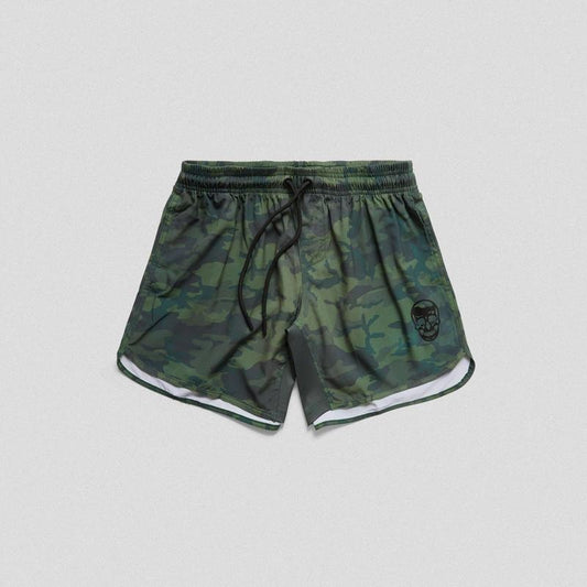High-Quality Forest Camo Training Shorts - Gymreapers Lightweight Sports Shorts for Summer