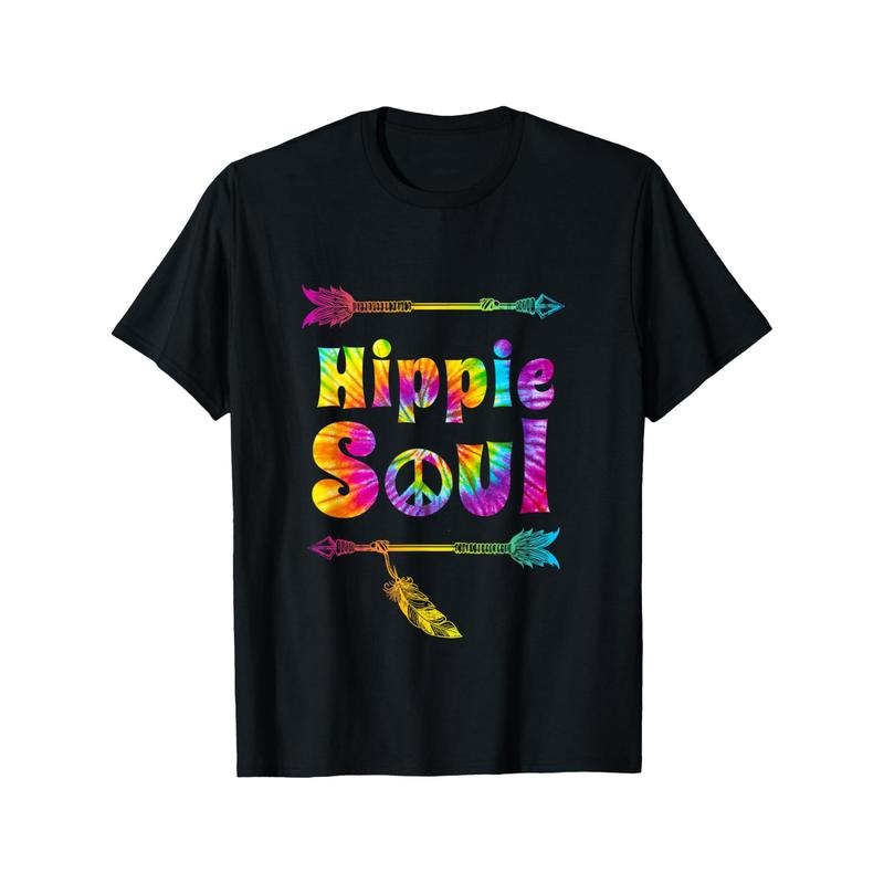 Hippie Soul Tribal Love & Peace - Soft Cotton, Versatile Sports Tee for Men | Perfect Gift for Parents, Siblings, Boyfriends & Girlfriends on Thanksgiving Made in USA