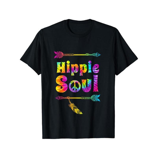 Hippie Soul Tribal Love & Peace - Soft Cotton, Versatile Sports Tee for Men | Perfect Gift for Parents, Siblings, Boyfriends & Girlfriends on Thanksgiving Made in USA